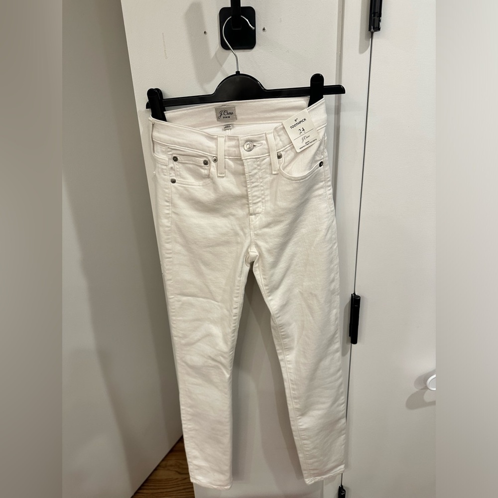 JCrew NWT white skinny jeans